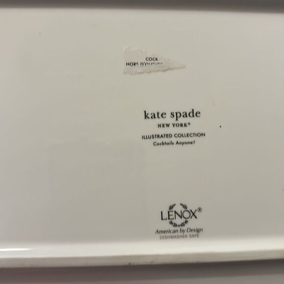 Kate Spade New York Illustrated Collection
Cocktails Anyone Hors D'oeuvres Tray - Picture 5 of 5